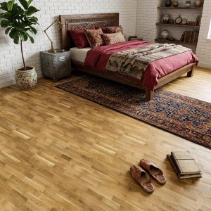 PARQUET PREFINITI - Rovere Naturale Verniciato Opaco - 3 Strip - Naturale-3